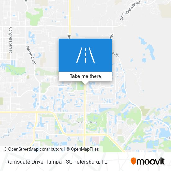 Mapa de Ramsgate Drive