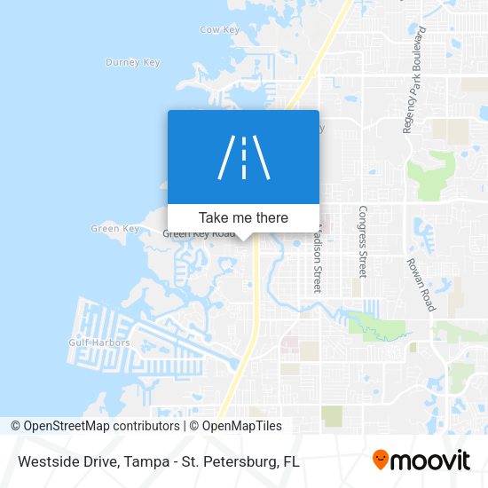 Westside Drive map