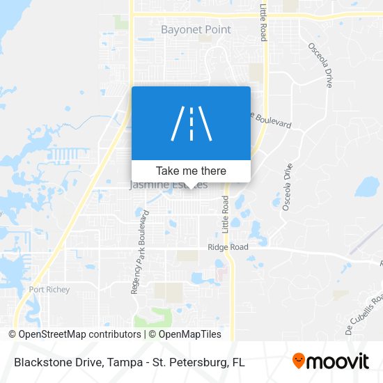 Blackstone Drive map