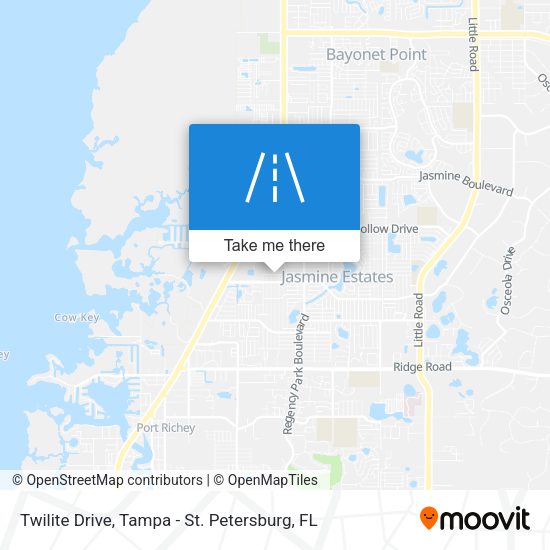 Twilite Drive map