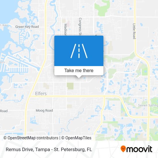 Remus Drive map