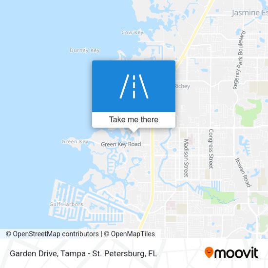 Garden Drive map