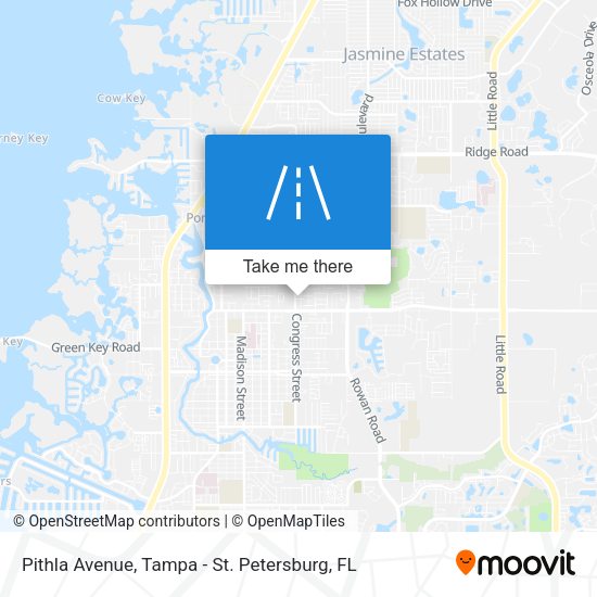 Pithla Avenue map