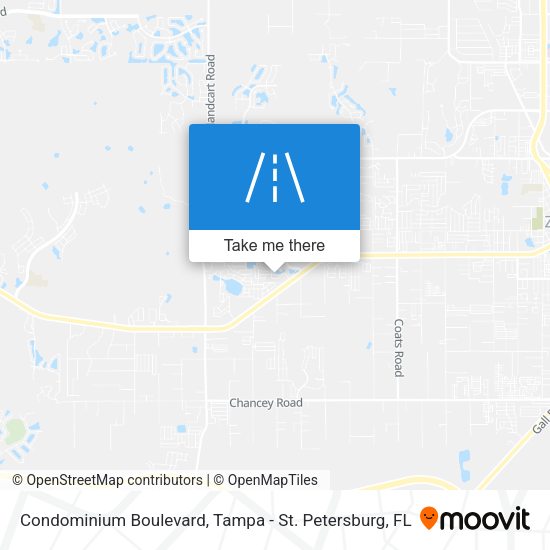 Condominium Boulevard map