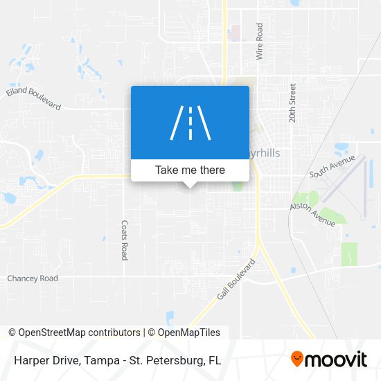 Mapa de Harper Drive