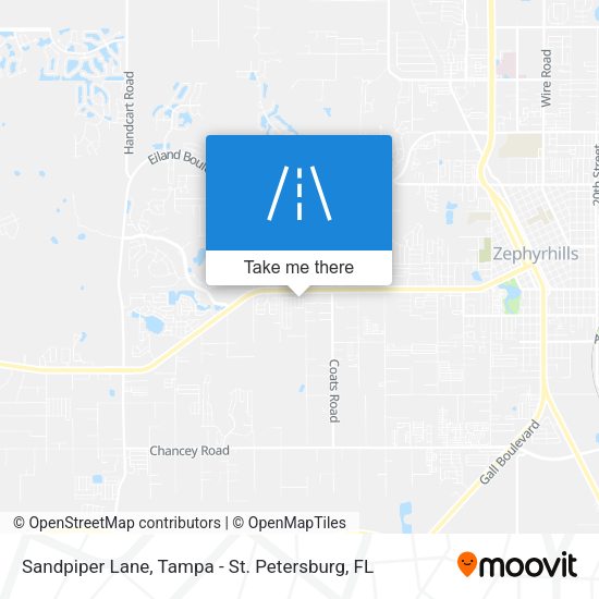 Sandpiper Lane map