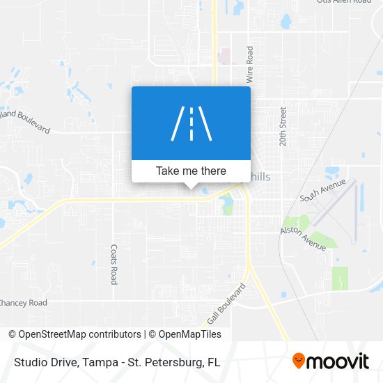 Mapa de Studio Drive