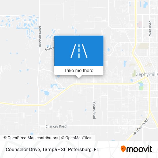Mapa de Counselor Drive
