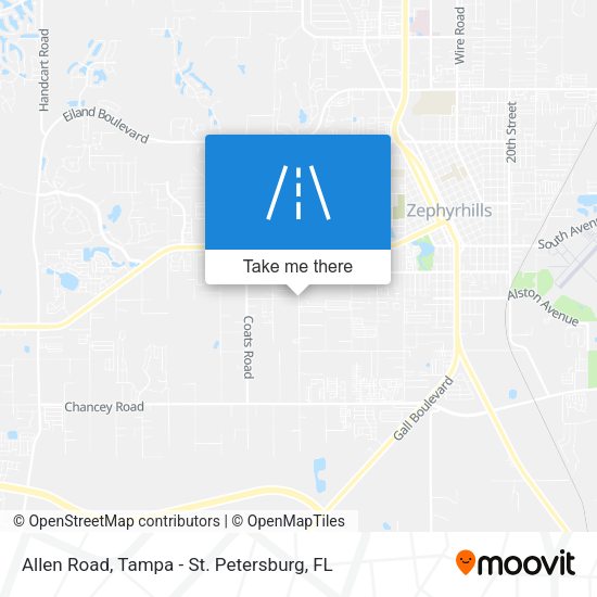 Mapa de Allen Road