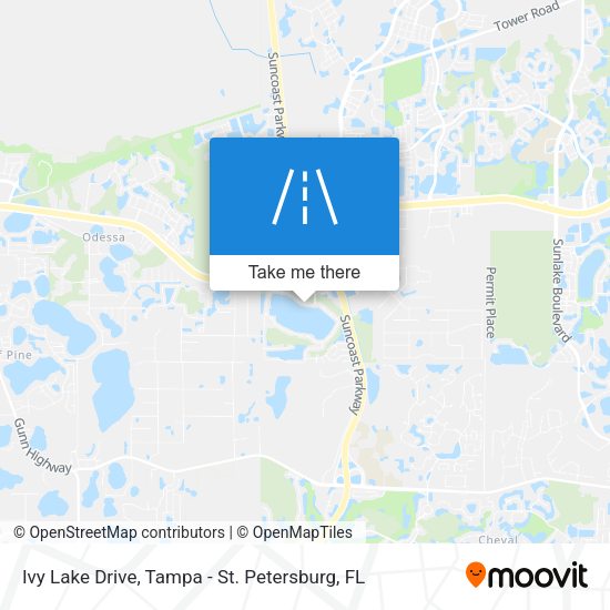 Ivy Lake Drive map