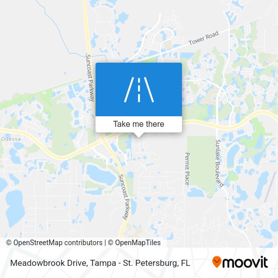 Meadowbrook Drive map