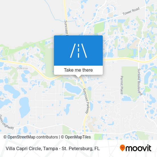 Villa Capri Circle map