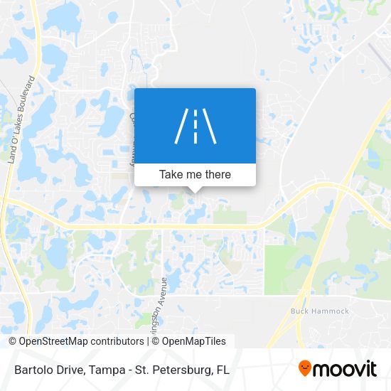 Bartolo Drive map