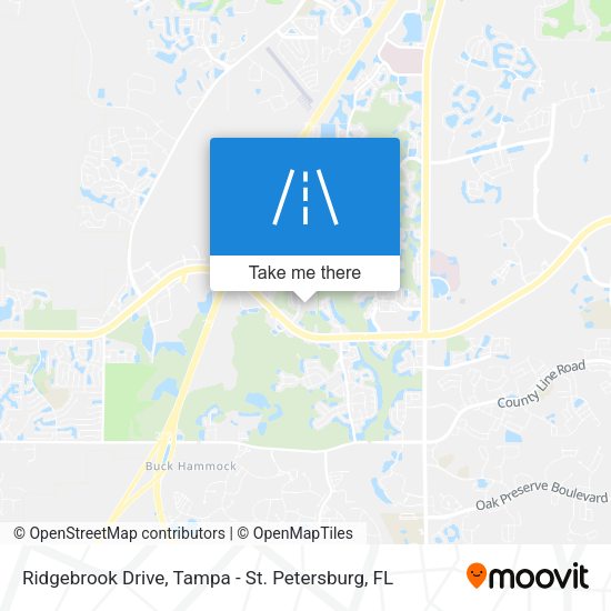 Ridgebrook Drive map