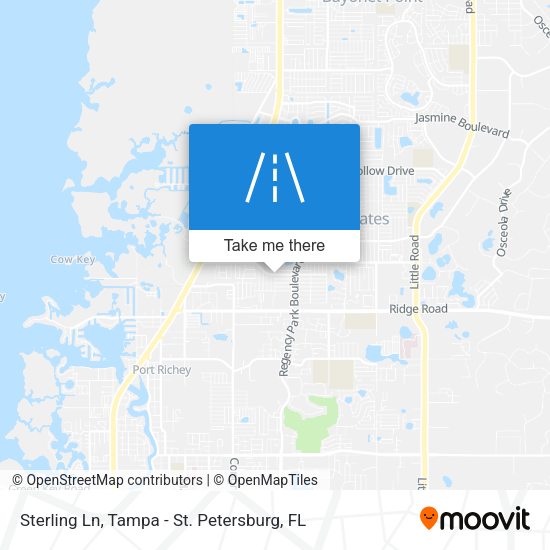 Sterling Ln map