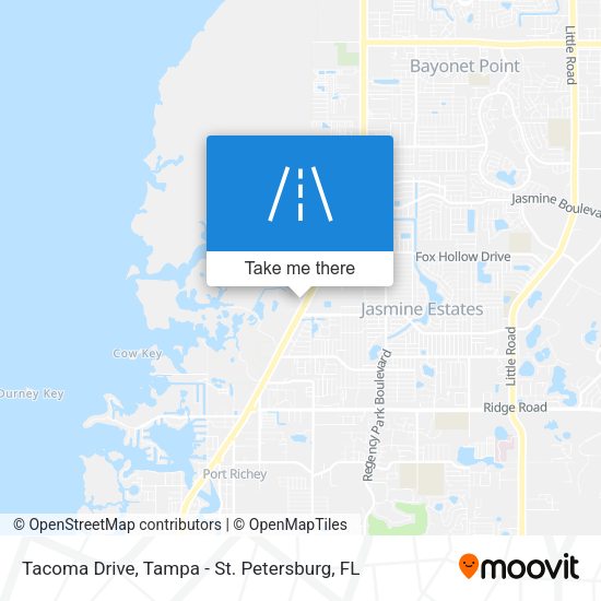Tacoma Drive map