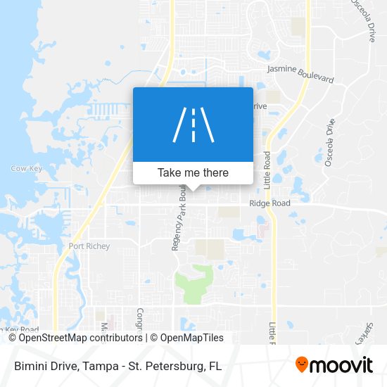 Bimini Drive map
