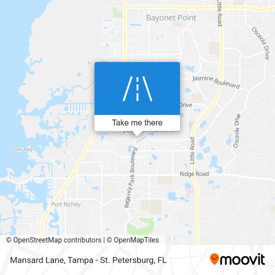 Mansard Lane map