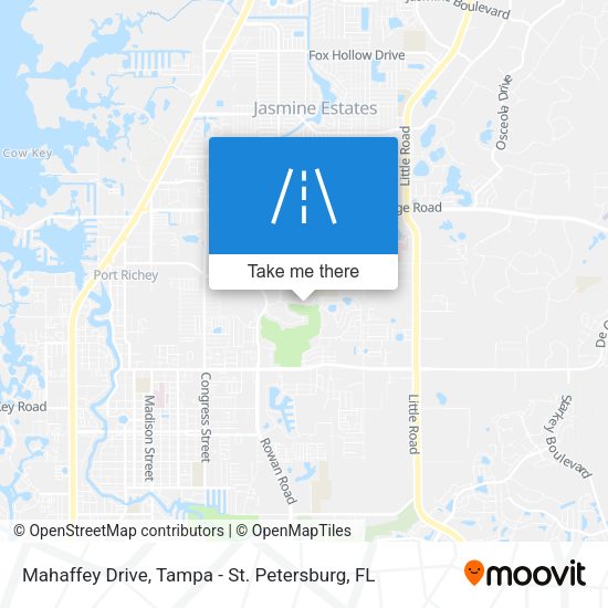 Mapa de Mahaffey Drive