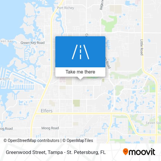 Greenwood Street map
