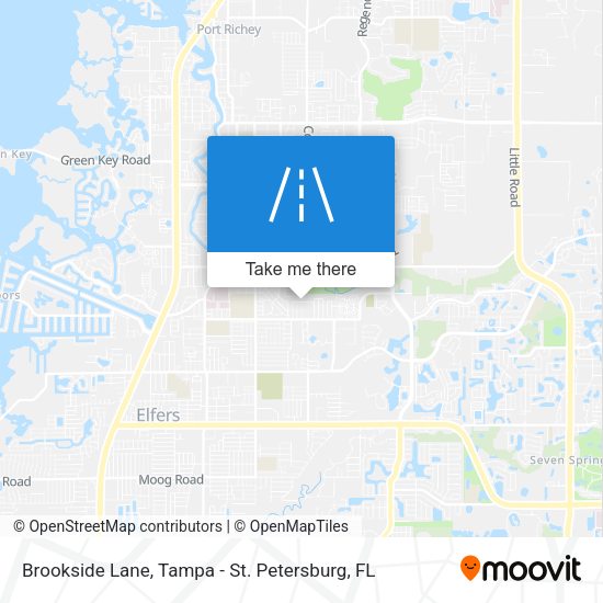 Brookside Lane map
