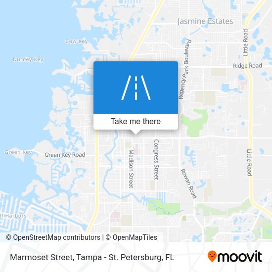 Mapa de Marmoset Street