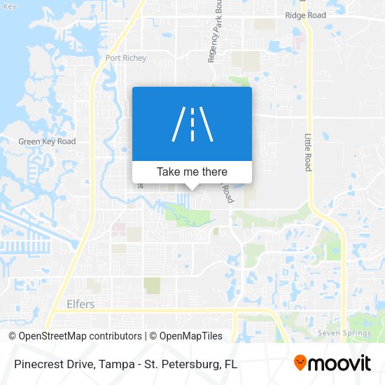 Pinecrest Drive map