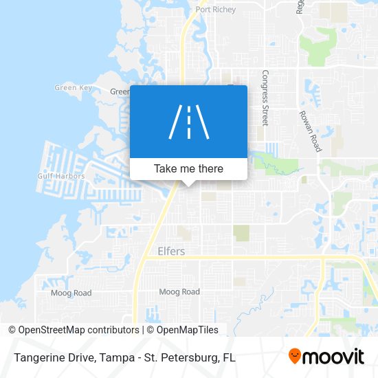 Tangerine Drive map