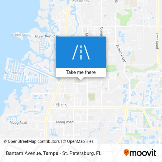 Bantam Avenue map