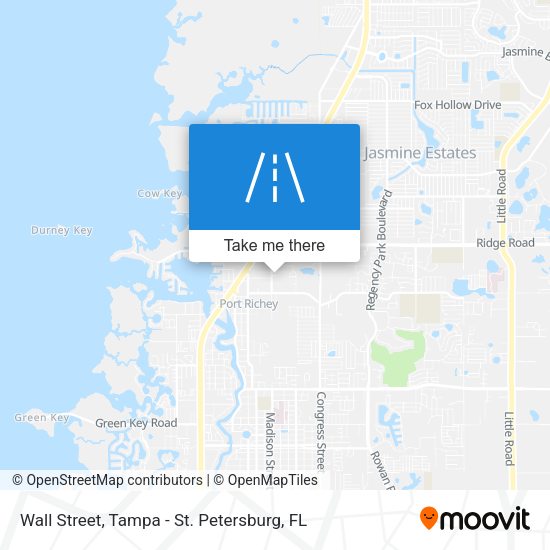 Wall Street map