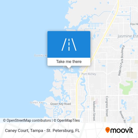 Caney Court map