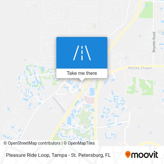 Pleasure Ride Loop map