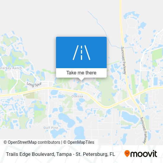 Trails Edge Boulevard map