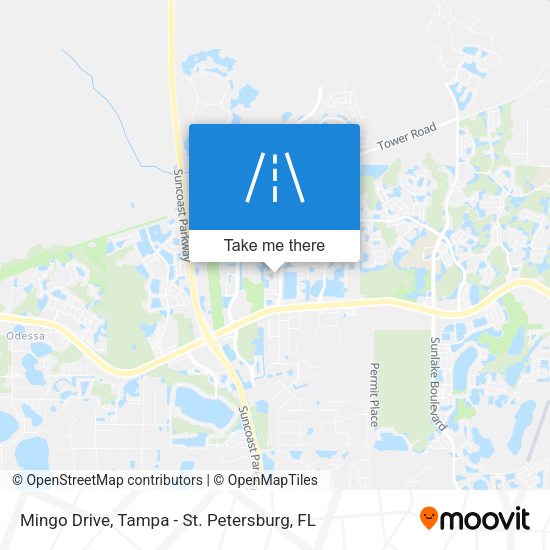 Mingo Drive map