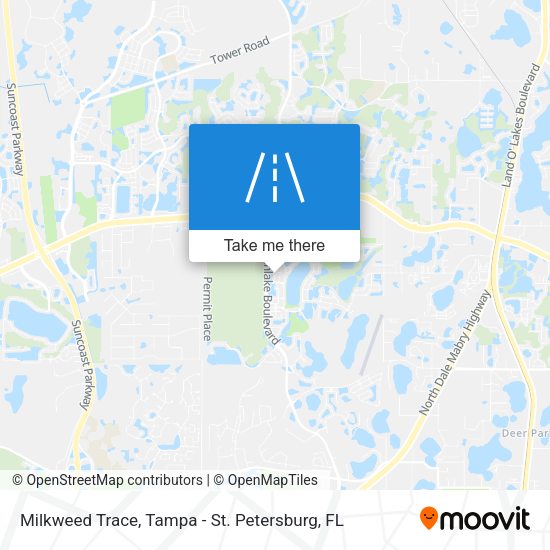 Mapa de Milkweed Trace