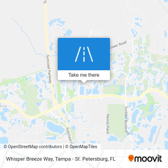 Whisper Breeze Way map
