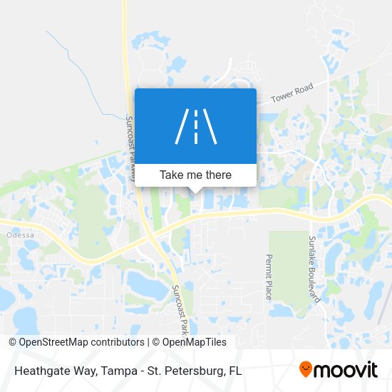 Heathgate Way map
