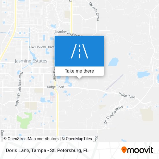 Doris Lane map