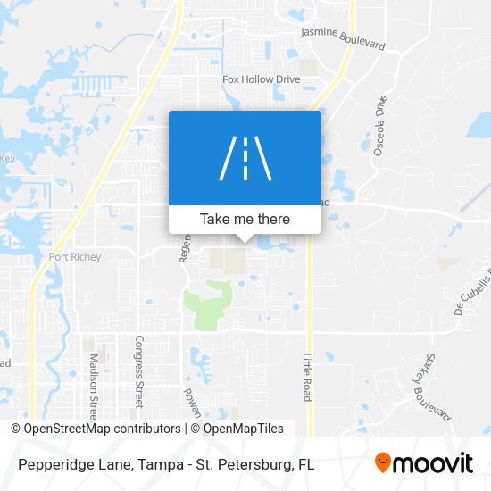 Mapa de Pepperidge Lane