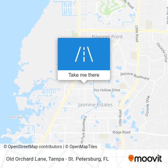 Old Orchard Lane map