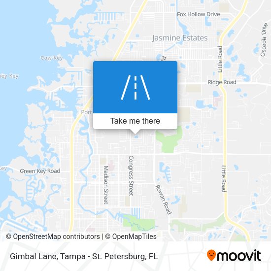 Gimbal Lane map