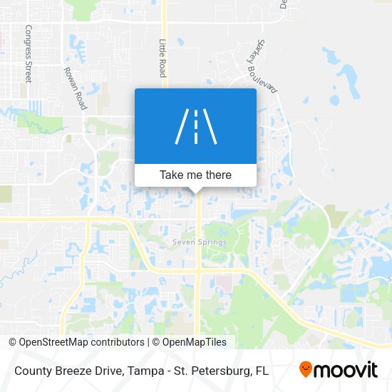 County Breeze Drive map