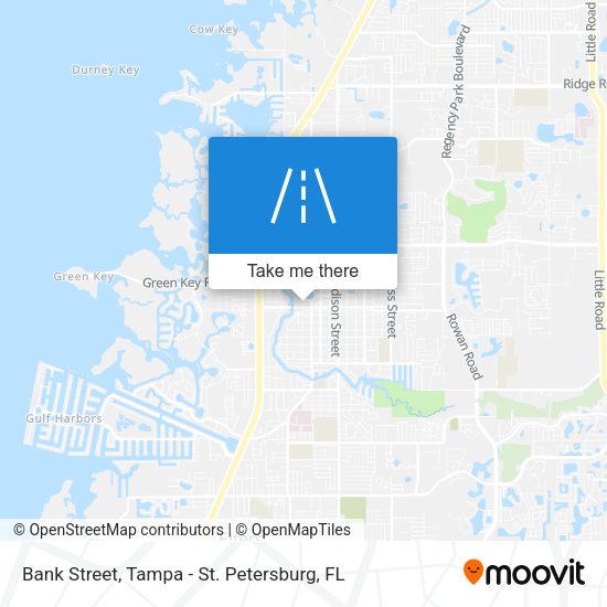 Bank Street map