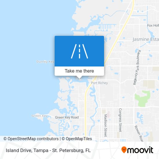 Island Drive map