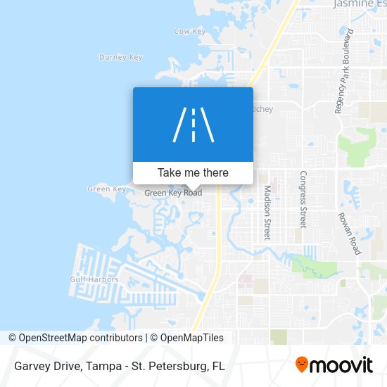 Garvey Drive map