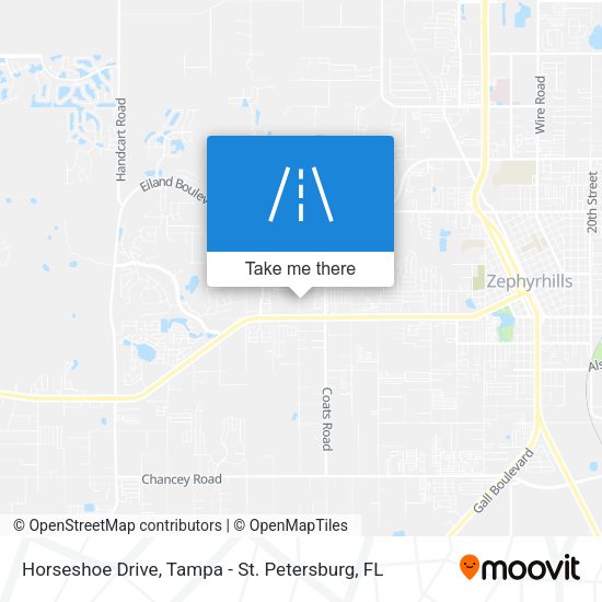 Horseshoe Drive map