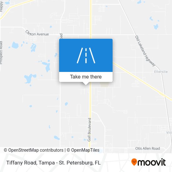 Mapa de Tiffany Road