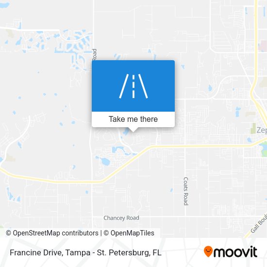 Mapa de Francine Drive