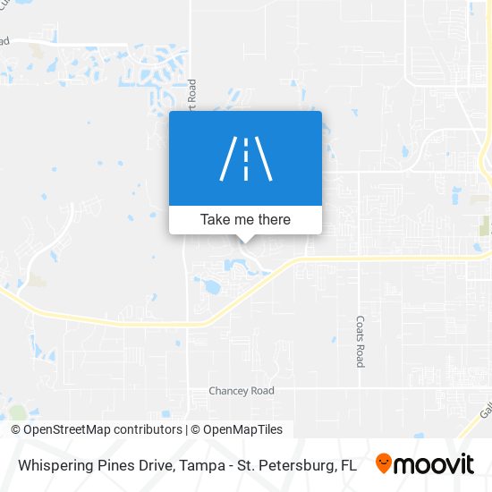 Mapa de Whispering Pines Drive