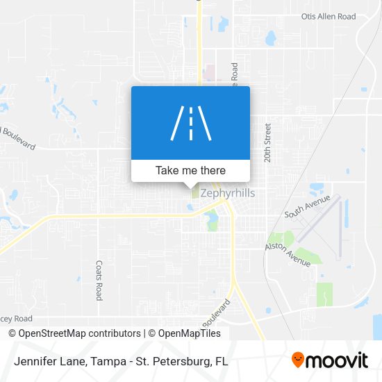 Jennifer Lane map